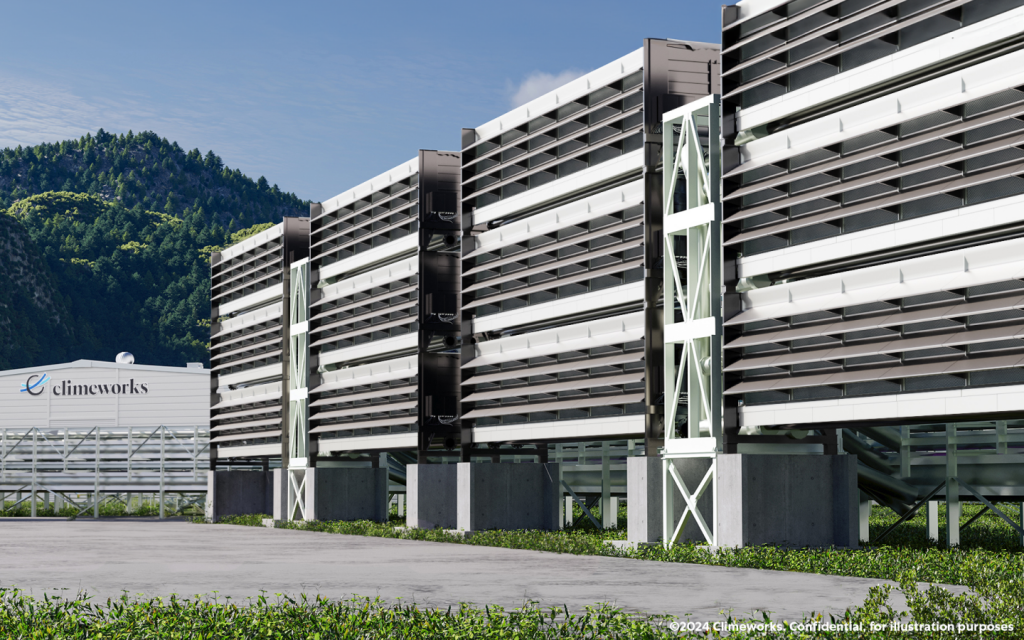 An illustrative example of a Climeworks DAC+S plant in Norway 