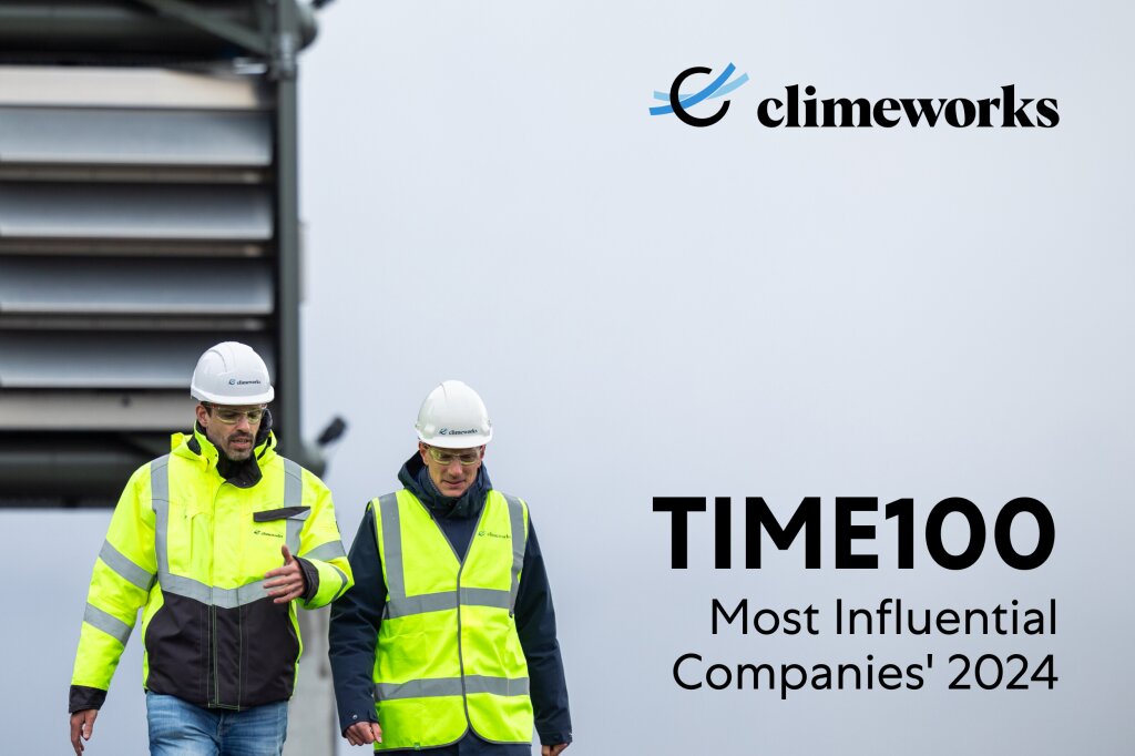 Climeworks named TIME100 Most Influential Companies' of 2024
