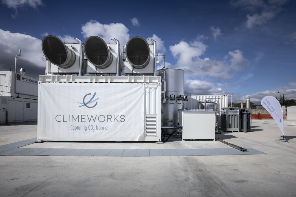 Climeworks' direct air capture facility in Italy