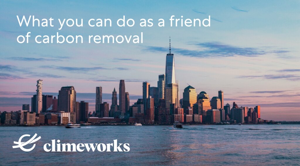 Friends of carbon removal What you can do for Climate Week NYC 2024