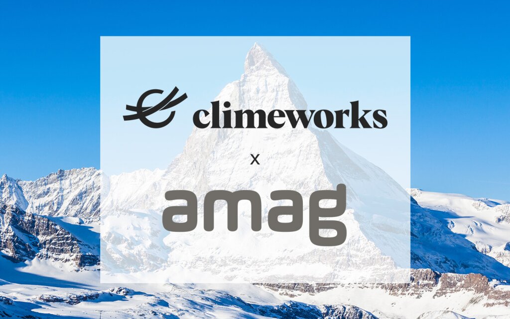 As part of its climate strategy, the AMAG group has selected Climeworks to remove part of its unavoidable CO₂ emissions.