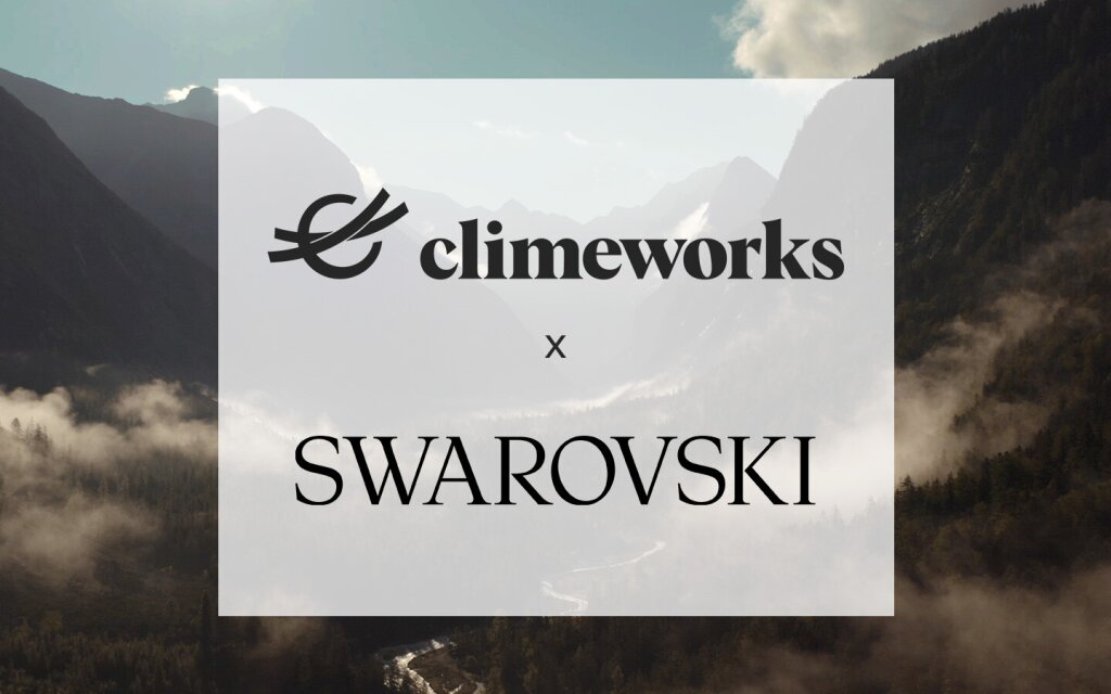 The 5-year carbon removal agreement complements Swarovski's verified greenhouse gas reduction approach
