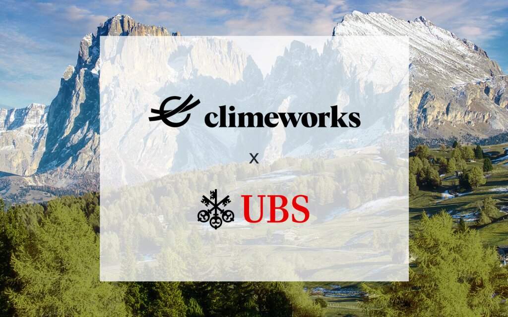 UBS commits to Climeworks' carbon removal solution