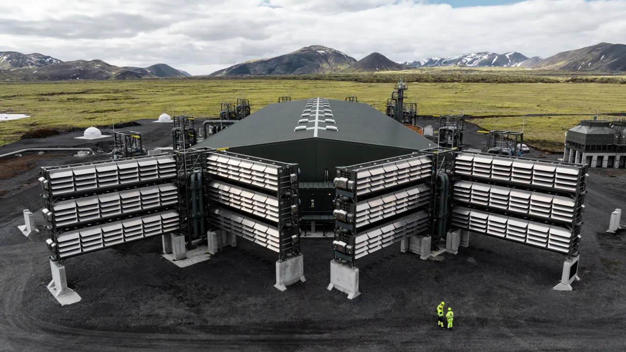 The World’s largest direct air capture and storage plant by Climeworks