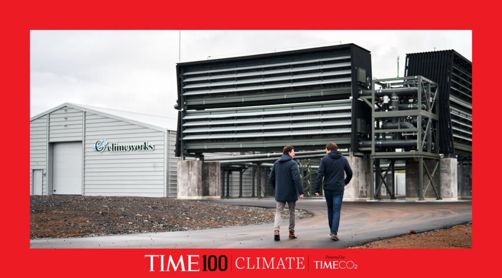 Climeworks' co-CEOs recognized on the TIME100 Climate list