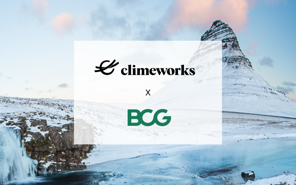 BCG and Climeworks sign 15-year partnership agreement