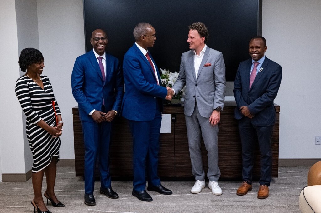 Christoph Gebald, co-CEO of Climeworks, and Bilha Ndirangu, CEO of Great Carbon Valley, met with Ali Mohamed, Climate Change Envoy at the Executive...