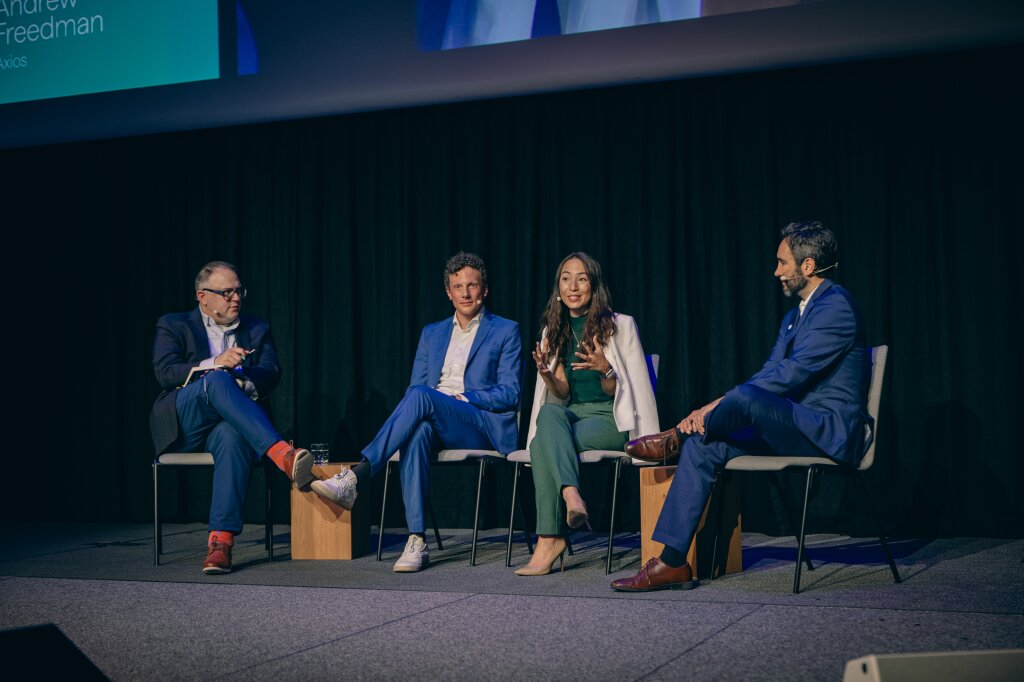 Christoph Gebald, Diego Saez Gil, Mary Yap, Andrew Freedman at Climeworks' Carbon Removal Summit 2024 (1).jpg