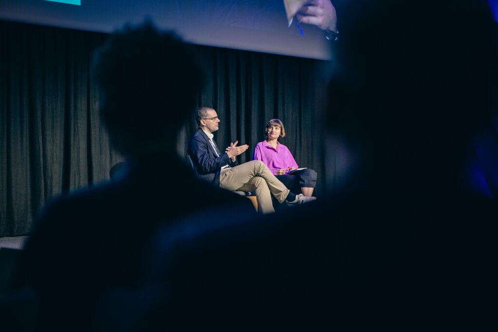 Dr. Oliver Geden, Maria Leis at Climeworks' Carbon Removal Summit 2024 (1).jpg