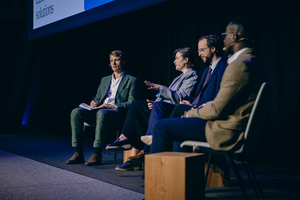 Jack Andreasen, Bayo Owolabi, Erin Burns, Giana Amador, Ted Christie Miller at Climeworks' Carbon Removal Summit 2024 (1).jpg