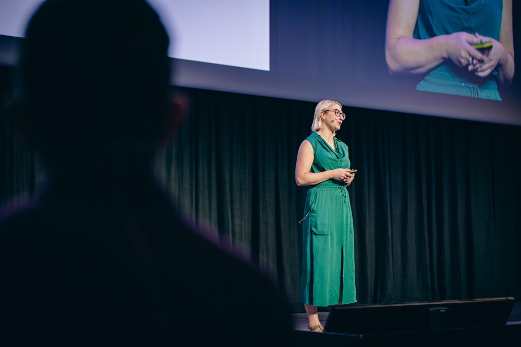 Kaya Axelsson at Climeworks' Carbon Removal Summit 2024.jpg