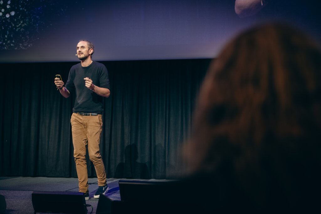 Thomas Crowther  at Climeworks' Carbon Removal Summit 2024.jpg